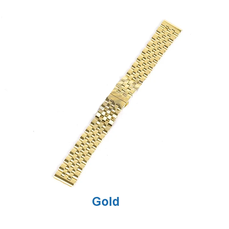 Robustes Uhrenarmband aus Edelstahl, 10–24 mm Breite, Ersatzarmband für Herren- und Damenuhren, Uhrenzubehör 6019. # – Detail 6