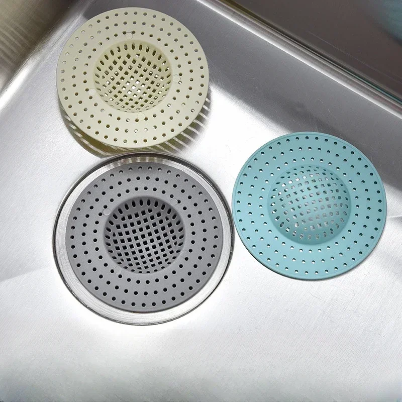 1/2pcs Kitchen Sink Filter Strainer Sewer Filtering Net Stopper Floor Drains Hair Catcher Waste Collector for Home  Accessories