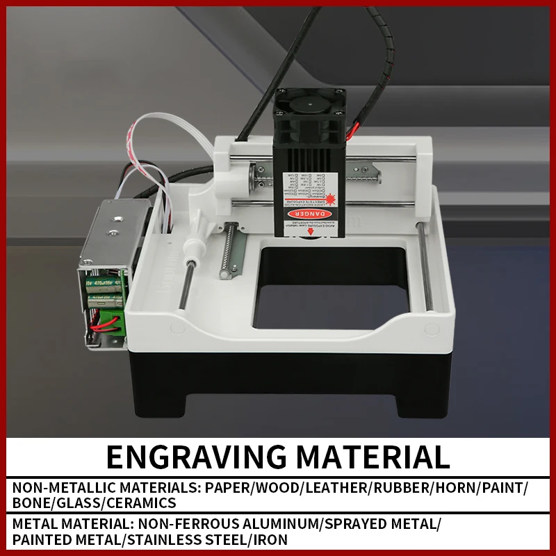 آلة نقش الورق/الخشب/المعادن بالليزر الصغيرة بالليزر DIY