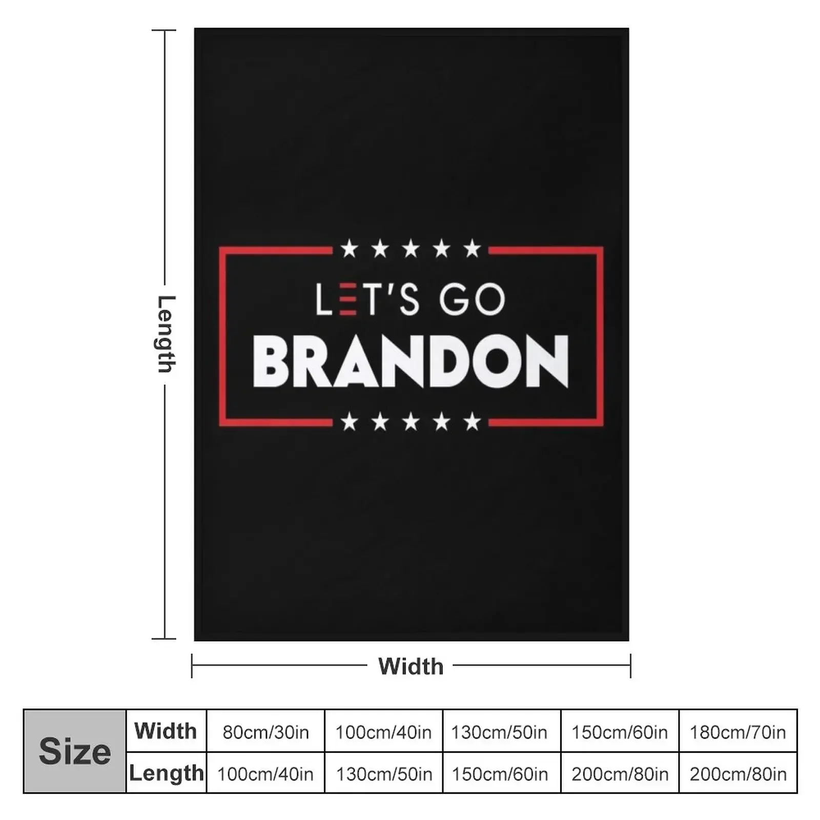 Let's Go Brandon Funny Meme Premium Throw Blanket Blankets For Baby Furrys Soft Plush Plaid Soft Blankets