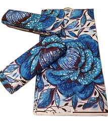 Nieuwste Grand Super 100% Katoen Afrikaanse Gouden Wax Stof 6 Yard Hoge Kwaliteit Wax Print Ankara Stof Voor Naaien Vrouwen Fees