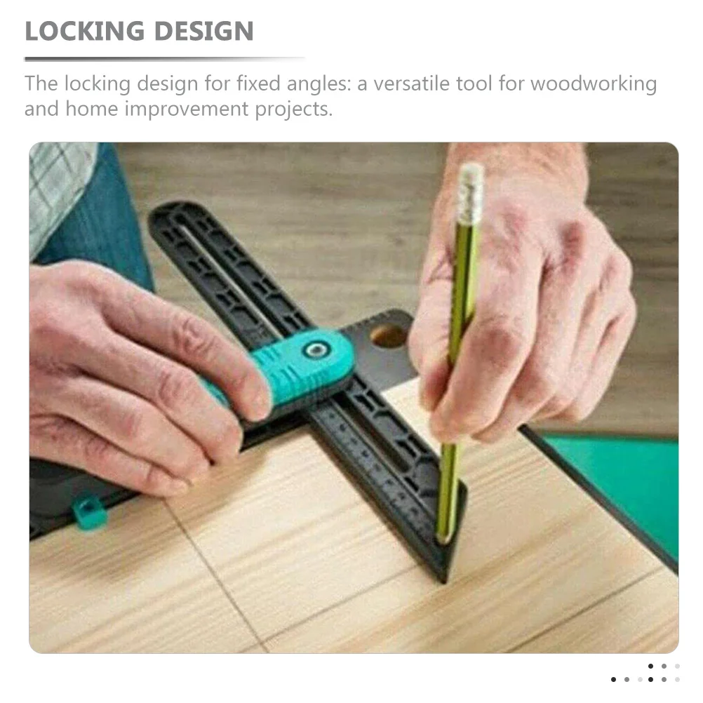 

1pcs Finder Tool Locking Angle Ruler Corner Protractor For Woodworking Miter Saw Measurement Adjustable Metal Protractor Angle