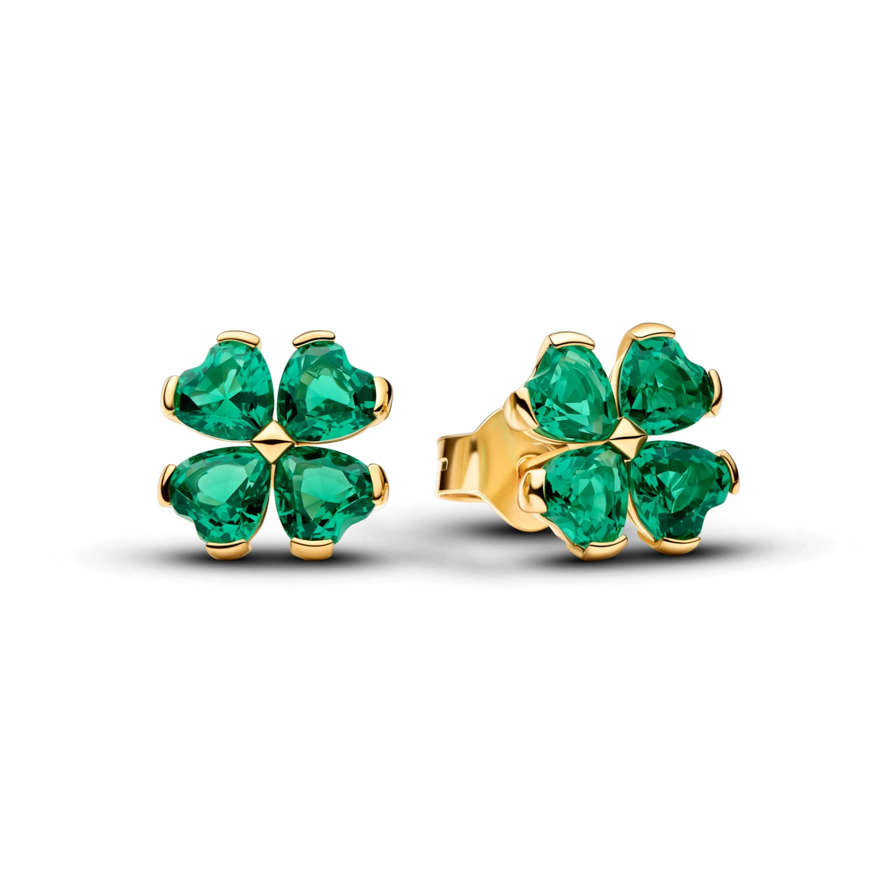 Hot Selling 925 Tulip Bow Four-leaf Clover Heart-shaped Adjustable Bracelet Earrings Ring fit Women's Birthday Jewelry Set Gift - view 4
