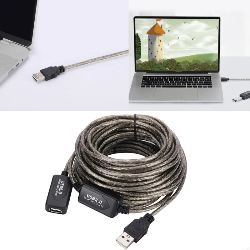 

USB 2.0 мужского и женского удлинительного кабеля Усиление сигнала Усилителя проволоки