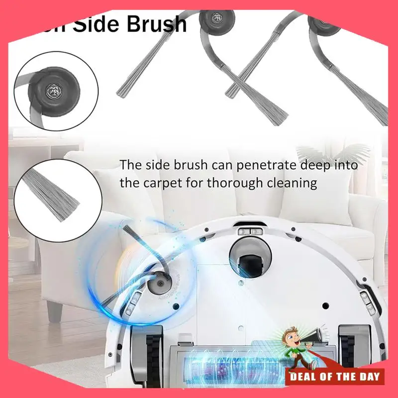 Roborock Q7 M5/ Q7 M5+/ Q7 L5掃除機アクセサリー用交換部品21個、メインサイドブラシ、Hepaフィルター、24時間配送