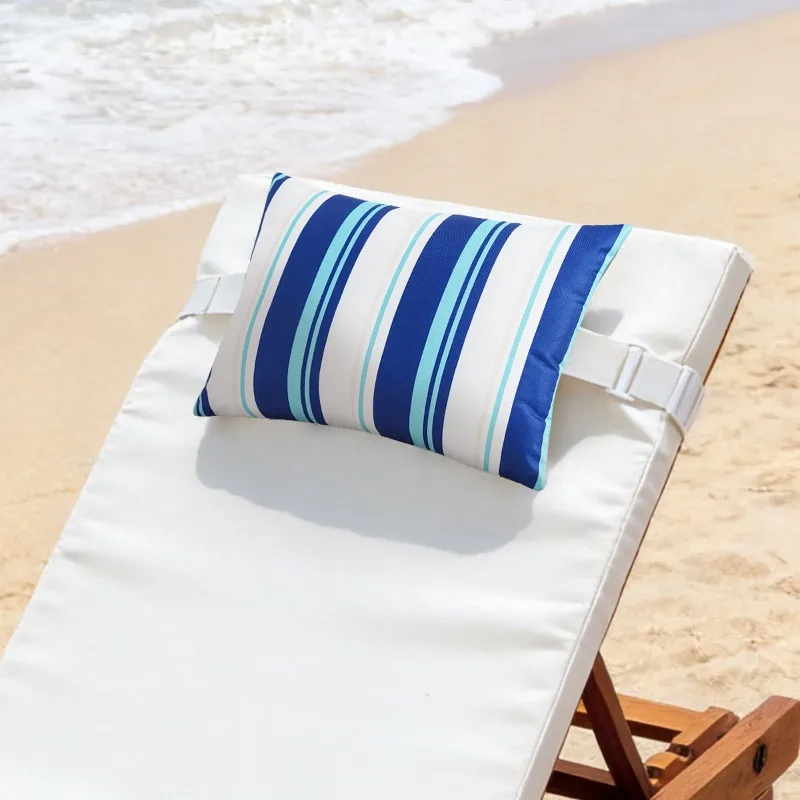 

Summer Outdoor Lounge Chair Waterproof Pillow Beach Waterproof Neck Cushion Printed Hawaiian Resting and Relaxing Pillows