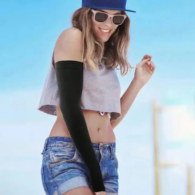 3 Pairs Sun Ice Silk Sleeves Sunscreen Summer Sun Protection Arm Sleeves Outdoor Sports Breathable Sun Protection Arm Sleeve New 4