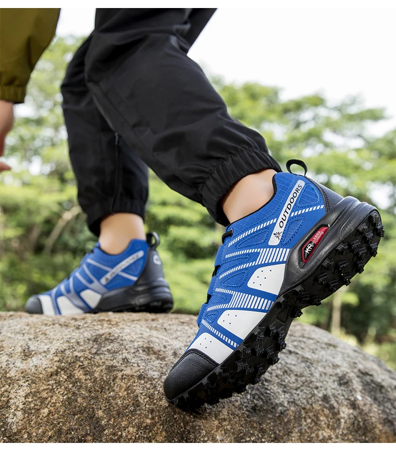 Herren Outdoor-Radschuhe, wasserdicht, rutschfest, Outdoor-Wanderschuhe, Outdoor-Taktische Trainingsschuhe, Wander- und Campingschuhe – Detail 33