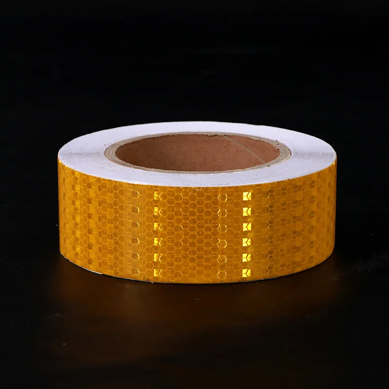 

VOOFENG Yellow Reflective Tape Car Sticker for Trucks Road Safety Conspicuity Tape Vehicle Marking