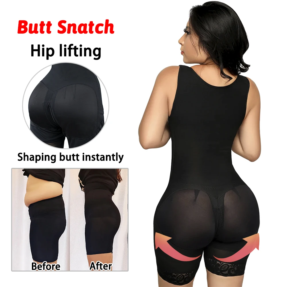 Fajas Reductoras Body Shaper Slimming Sheath Flat Belly Shapewear Tummy Control Bodysuit Postpartum Bodices Girdles Woman Corset