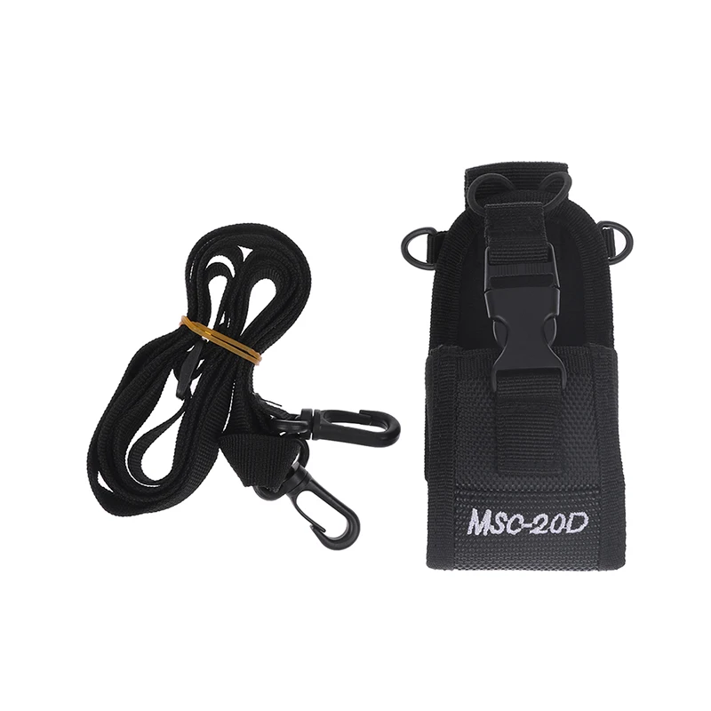 MSC-20B MSC-20D Walkie Talkie Bag Nylon Holster Carry Case For UV5R UV82 Bf888S UV-9R Plus UV-B2 TYT Radio GP328 PX777 TK3207