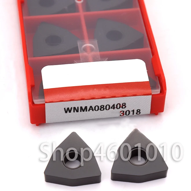 10pcs WNMG080404 08 12 ZM3018 WNMG431 432 433 Carbide turning inserts for iron for CNC turning tool holder MWLNR/L