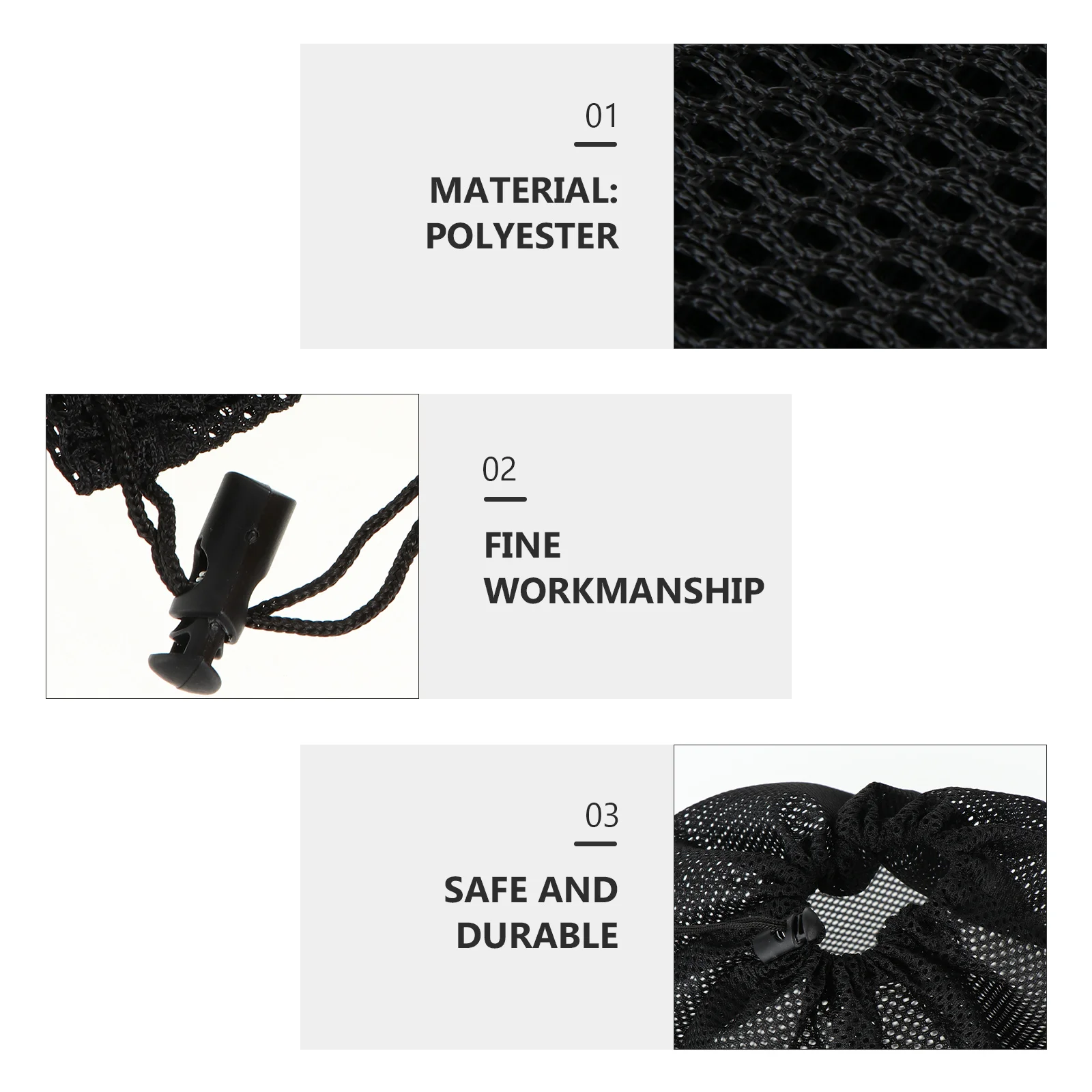 2 قطعة كيس مرشح شبكي قابلة لإعادة الاستخدام مضخة تصفية صافي لمضخات المياه في الخزانات البرك الرباط إغلاق كيس مضخة المياه #3