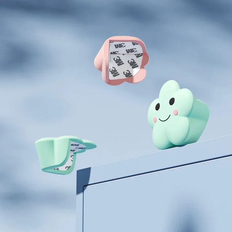 Solid Cute Cartoon Clouds protezione angolare da tavolo Anti-collisione in Silicone per la sicurezza dei bambini per la sicurezza dei bambini