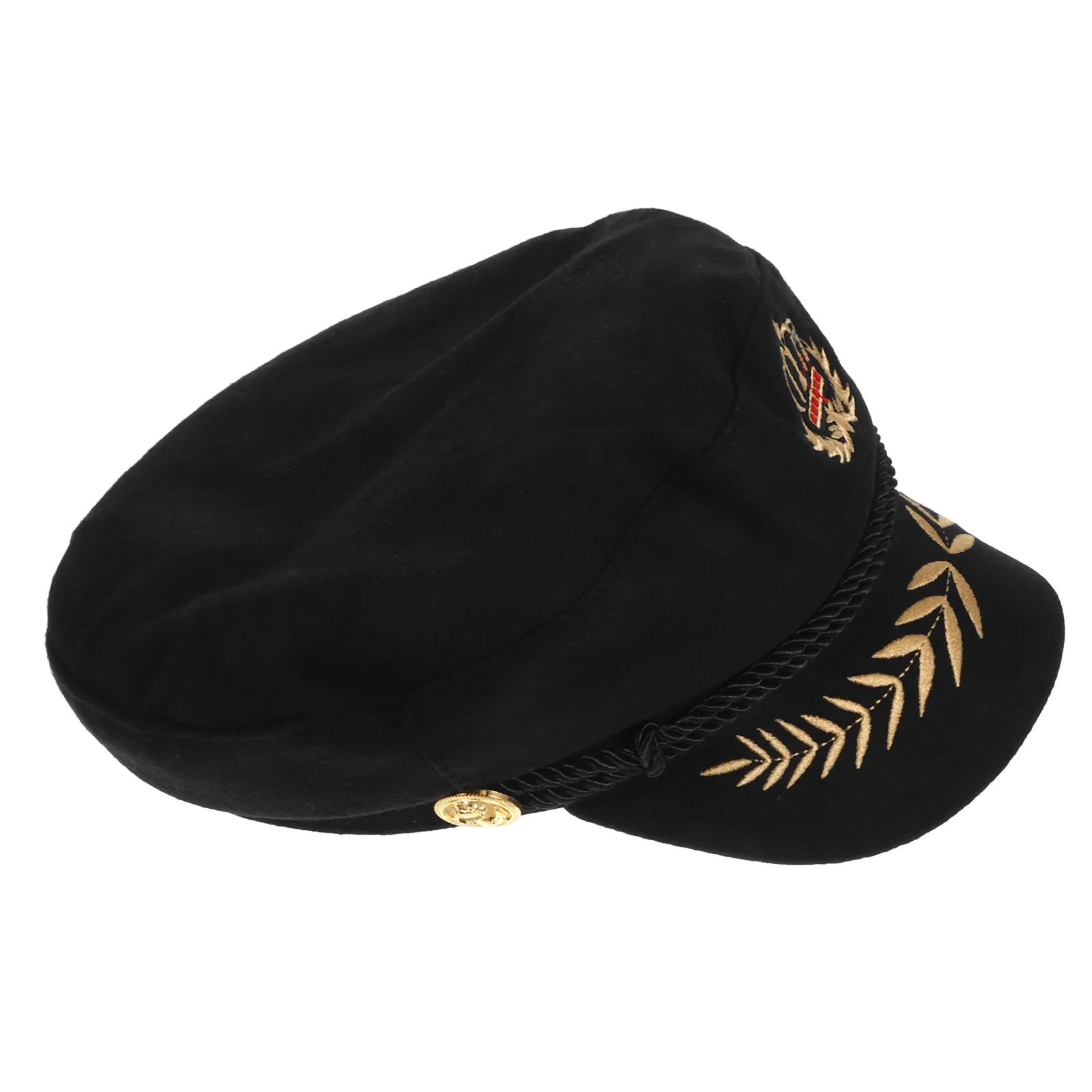 

Retro Navy Hat Captain for Adults Decorative Costume Party Hats Sailor Hat Breathable Lightweight Practical Prop