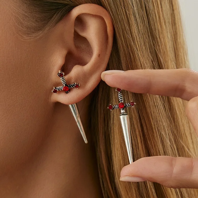 

Gothic Celtic earrings, trendy and minimalist earrings, Halloween and Christmas jewelry gifts