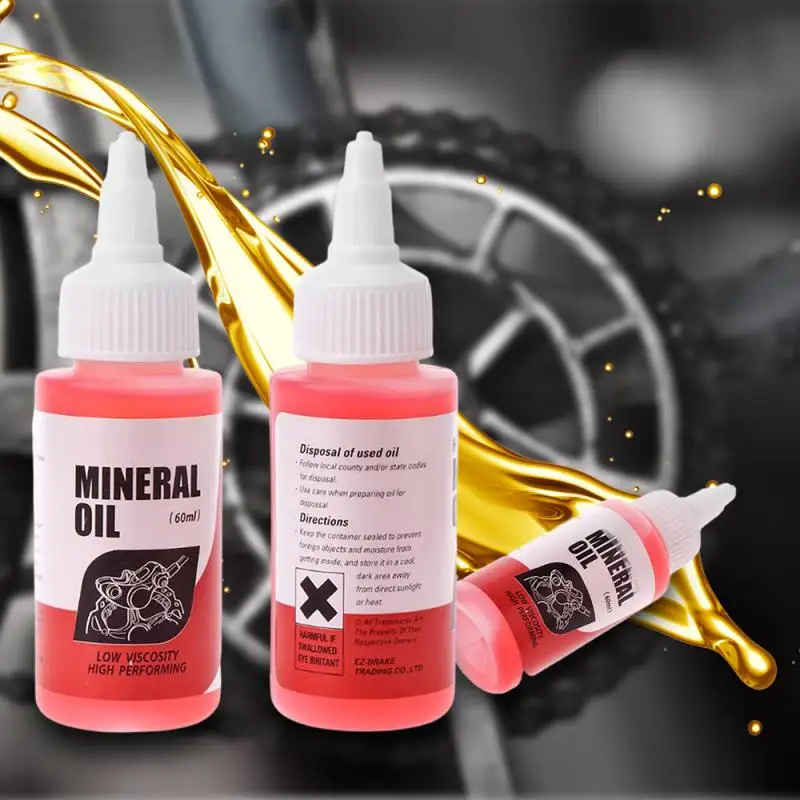 New Bicycle Brake Mineral Oil System 60ml Fluid Cycling Mountain Bikes 27RD Bike Hydraulic Disc Brake Oil Fluid