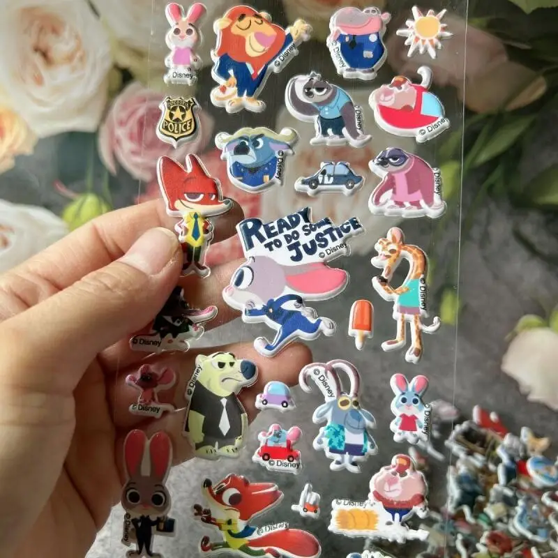 

Случайный стиль, 2 шт., мультяшная Зверополис, Ник Уайльд, пузырь, хлопковые наклейки, чехол для телефона «сделай сам», украшение для рабочего стола, игрушка-награда для детского сада