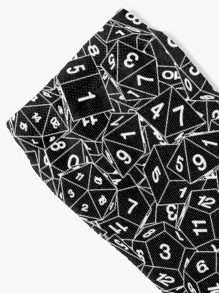 Dungeon Master RPG Gamer Dice Socks Antiskid soccer Non-slip FASHION Socks For Men Women's