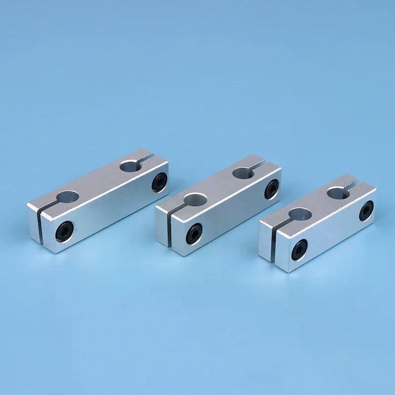 6MM 8MM Pillar Parallel Clamp With The Same Diameter Optical Axis Fixing Steel Pipe Round Frame Connector