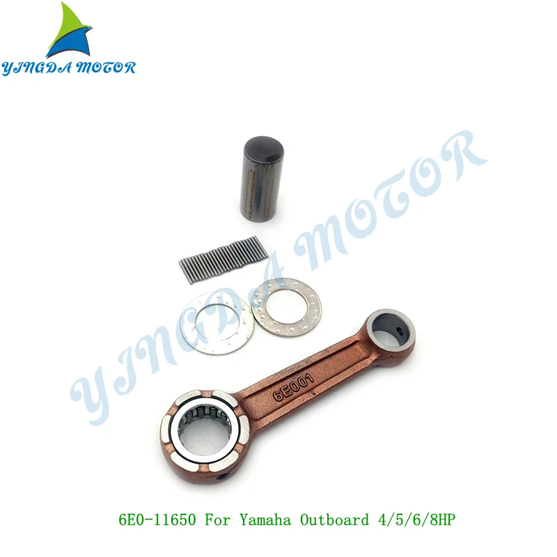 

650-11650-00 650-11651 Connecting Rod Kit Fit Yamaha Parsun Powertec Hidea Outboard Motor 9.9HP 15HP682-11650 650-11650