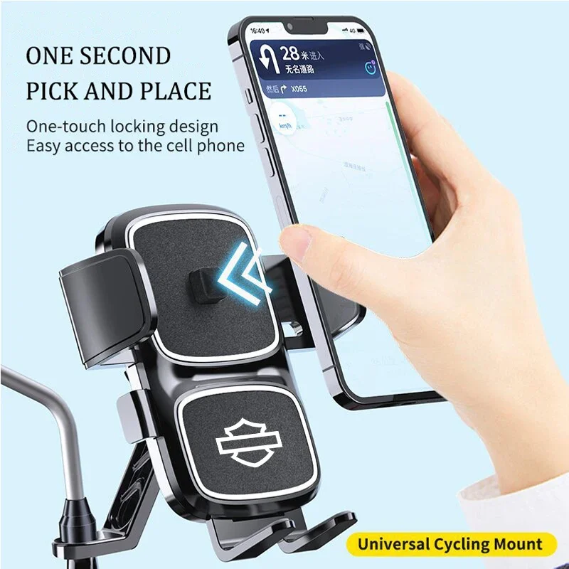 360° Rotatable Motorcycle Phone Holder for Harley Pan America ADV 1250 PA1250 PANAMERICA upgrade GPS Stand Bracket