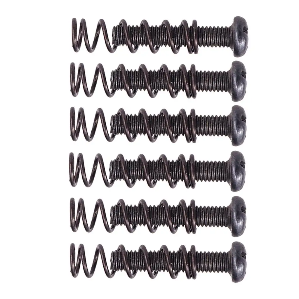 1 Pack Tailpiece Tailpiece Tailpiece 6pcs Screws + 6pcs Springs Luthier Tools