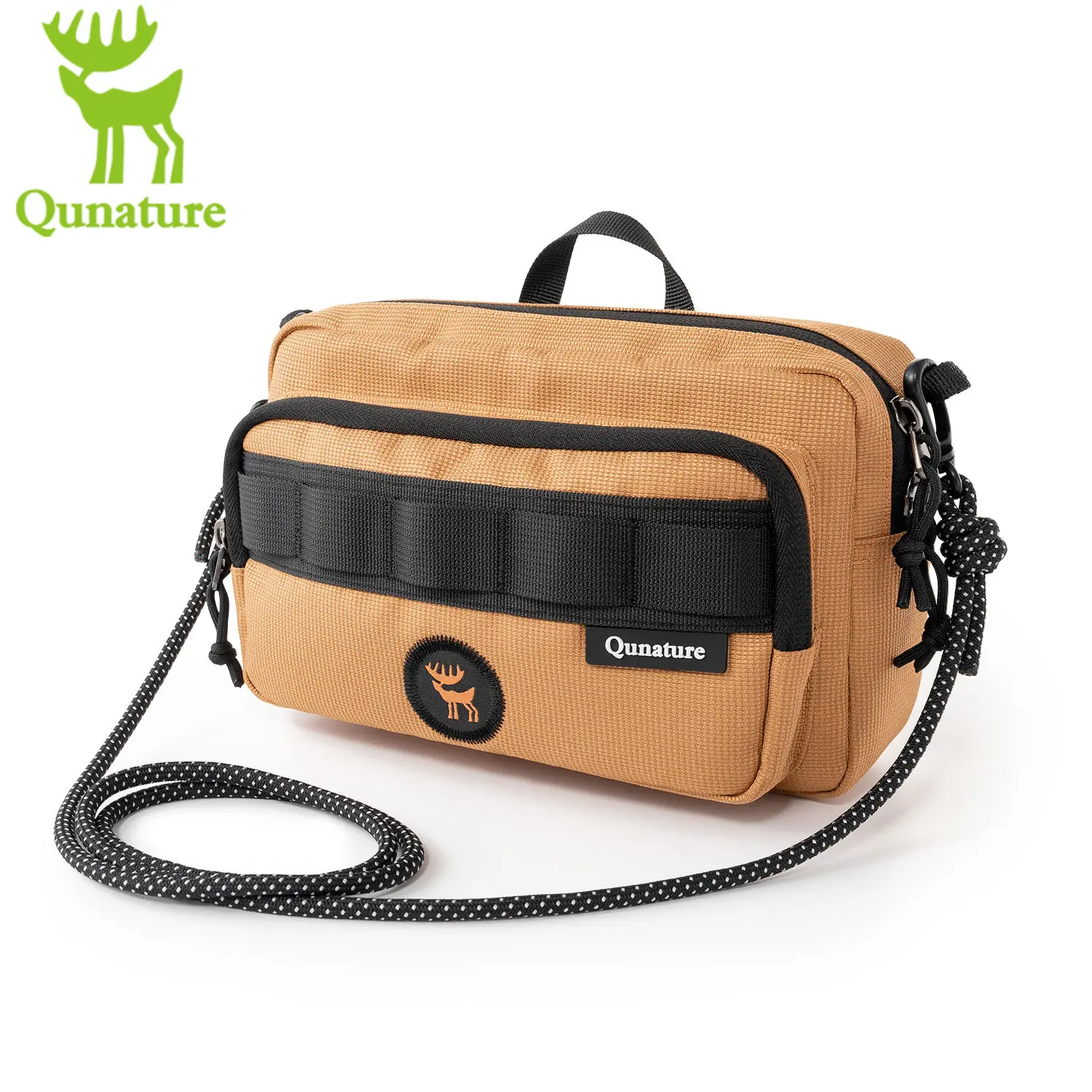 

Сумка-рюкзак Qunature 2.5L 5-в-1: наплечная, нагрудная, для походов, водонепроницаемая, легкая, для хранения, для кемпинга и путешествий