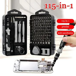 115-in-1 Screwdriver Set Precision Repair Tools Hardware Tools Multifunctional Combination Clock Mobile Phone Disassembly Repair