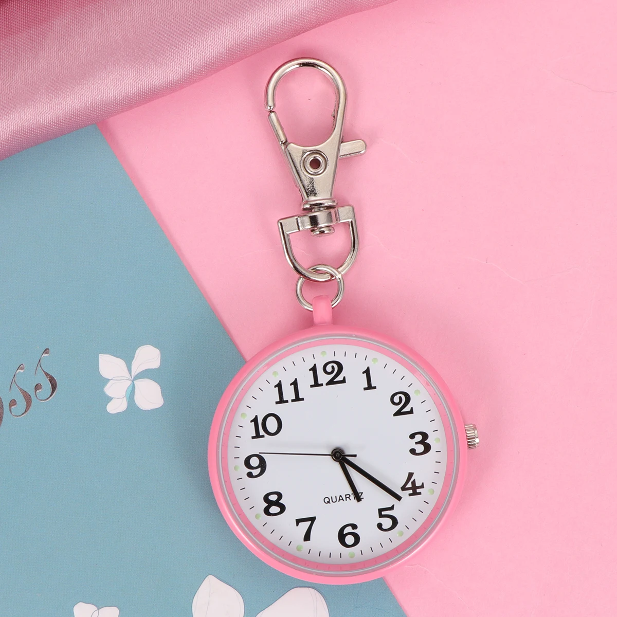 Relógio de bolso colar pendurado relógio corrente chaveiro relógio pingente para crianças homens mulheres enfermeira prop acessórios relógios