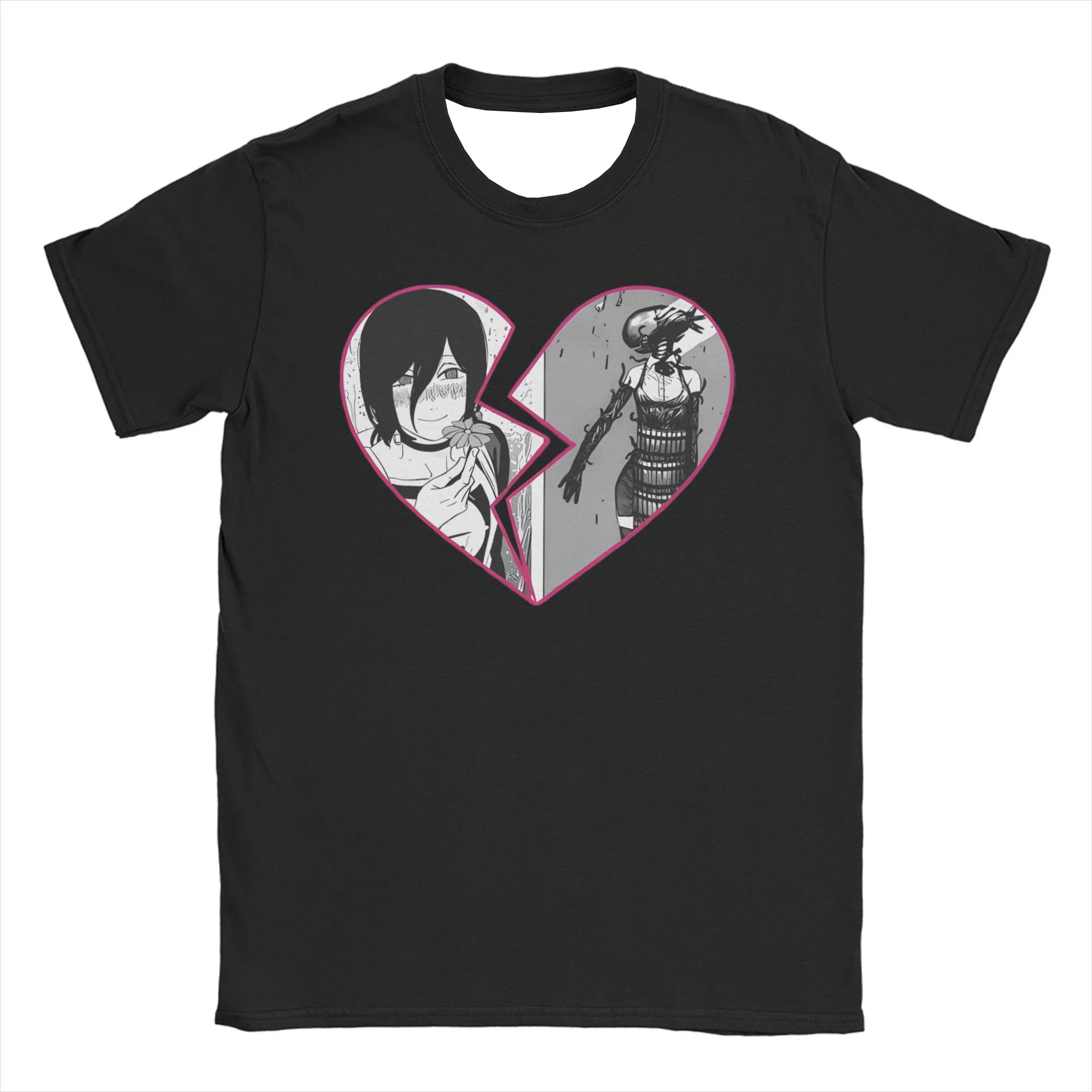 

Reze Chainsaw Man Anime Tee – Manga Funny Pattern O-Neck Short Sleeve, Soft T-Shirt for Men Women Party Streetwear