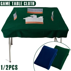 1/2Pcs Rectangle Game Table Cloth Felt Soft Mahjong Poker Table Mat 86x86x10cm Foldable Tablecloth for Home Card Game Decorative