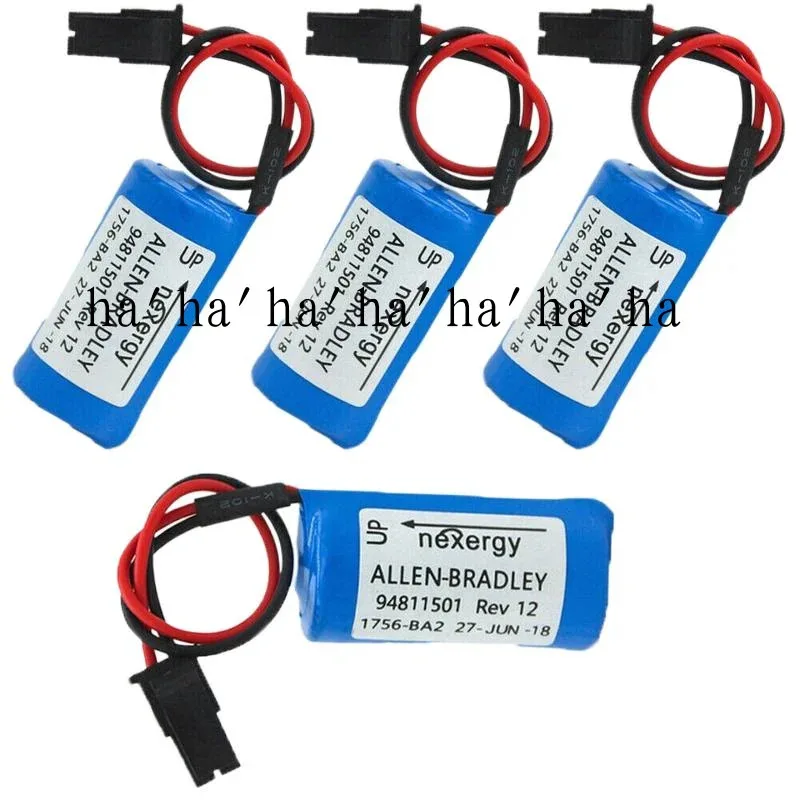 

4pcs AB 1756-BA2 3V Battery for Allen Bradley PLC 1756-BA2 Battery Assembly US