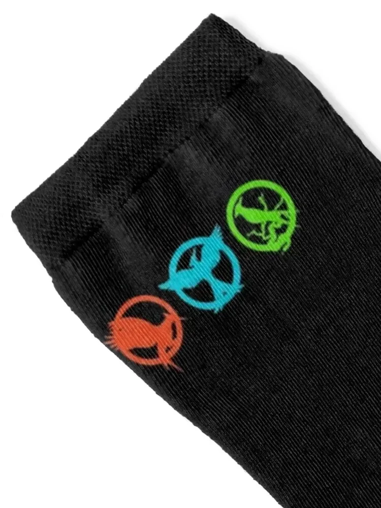 The Hunger Games Mockingjay Logos Socks hockey kawaii Socks Male Women's