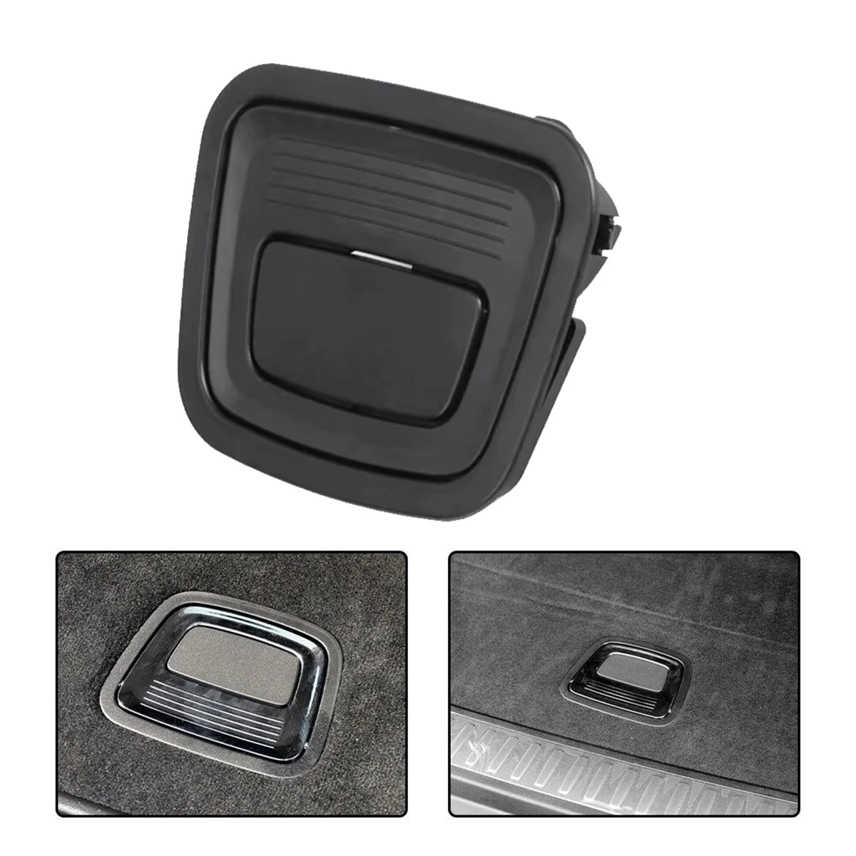 Car Trunk Floor Cover Handle Black for Mercedes X253 C253 W166 C292 ML GL GLC GLE 2012-2019 Rear Cargo Bay Floor Locking