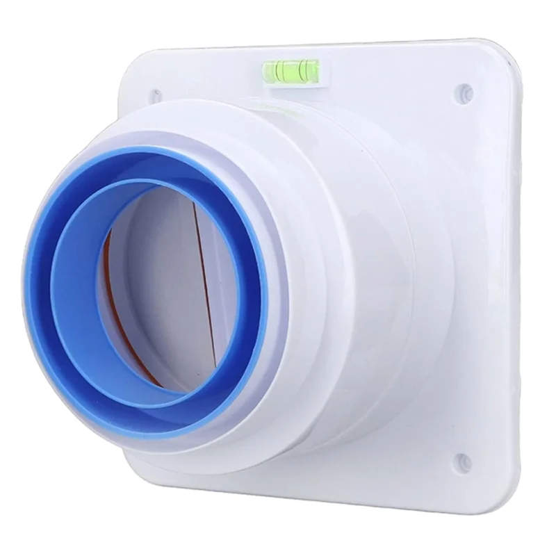 RMWIN-Ventilation Parts 2PCS Kitchen Range Hoods Double-Ended Air Outlet Anti Odor Control Check Valve 80-100Mm Pipe