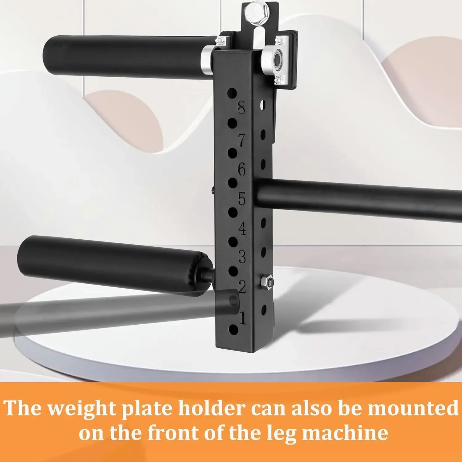 ماكينة تمديد وتجعيد الساق المثبتة - فتحة 1.02 بوصة و0.71 بوصة متوافقة مع 8 أوضاع قابلة للتعديل لتدريب الساق #5