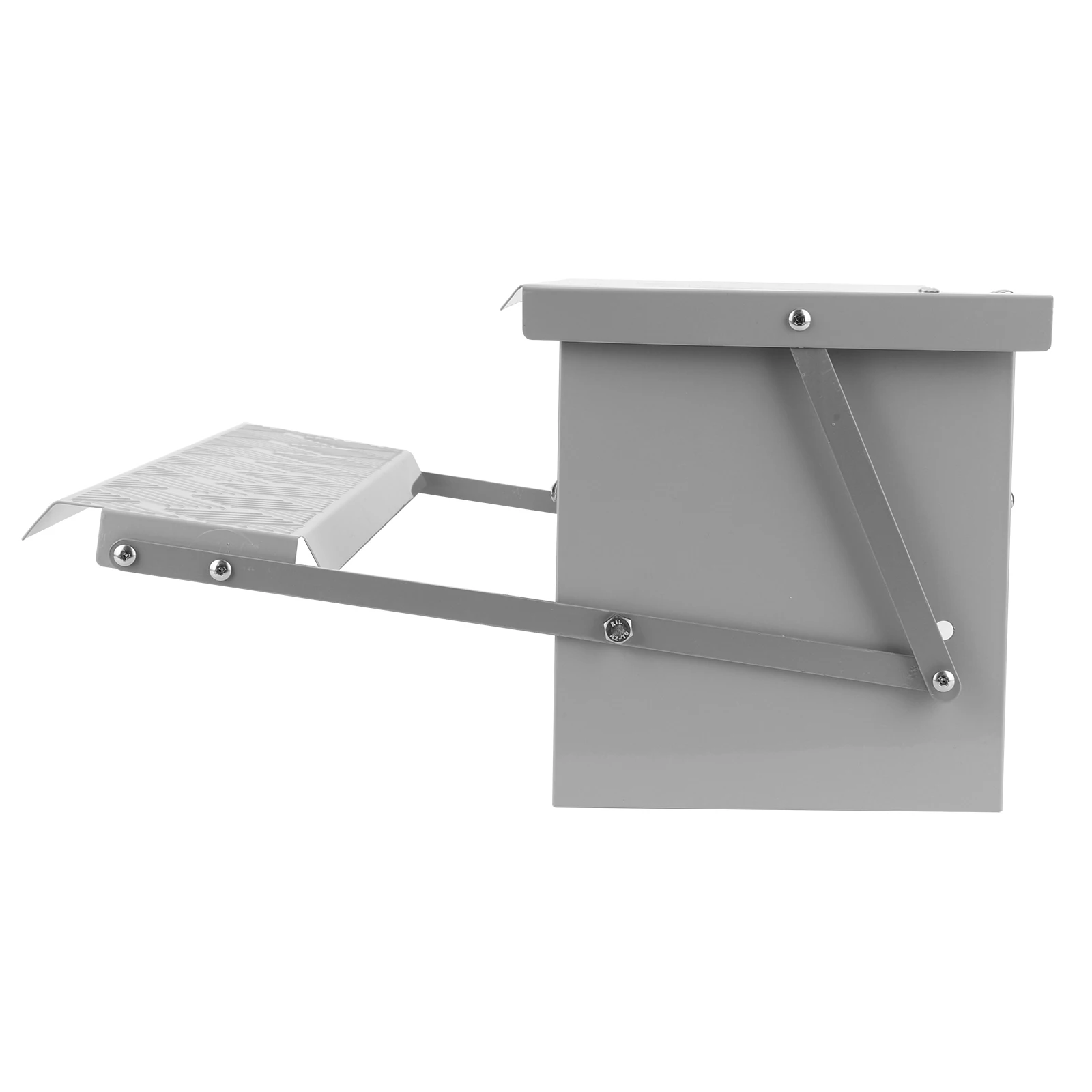 

Автоматическая кормушка для кур с водонепроницаемой крышкой, металлическая кормушка с педальным механизмом для кур, уток и гусей