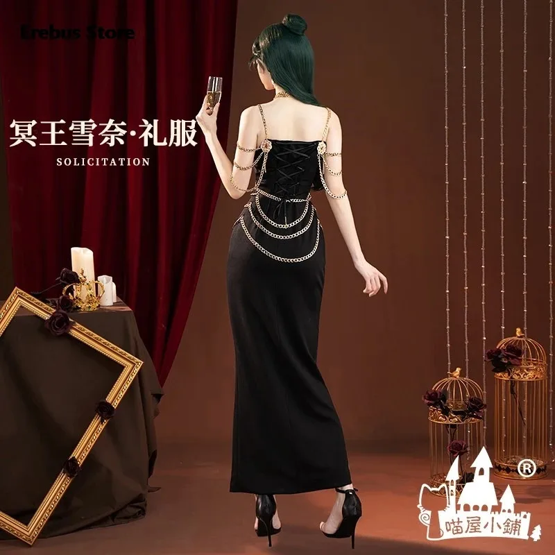 

CyAnime Comic Sailor Setsuna Pluto Meiou Setsuna Cosplay Costume Retro Facny Dress Cosplay Wig Japan Women Ball Gown Outfit Sail