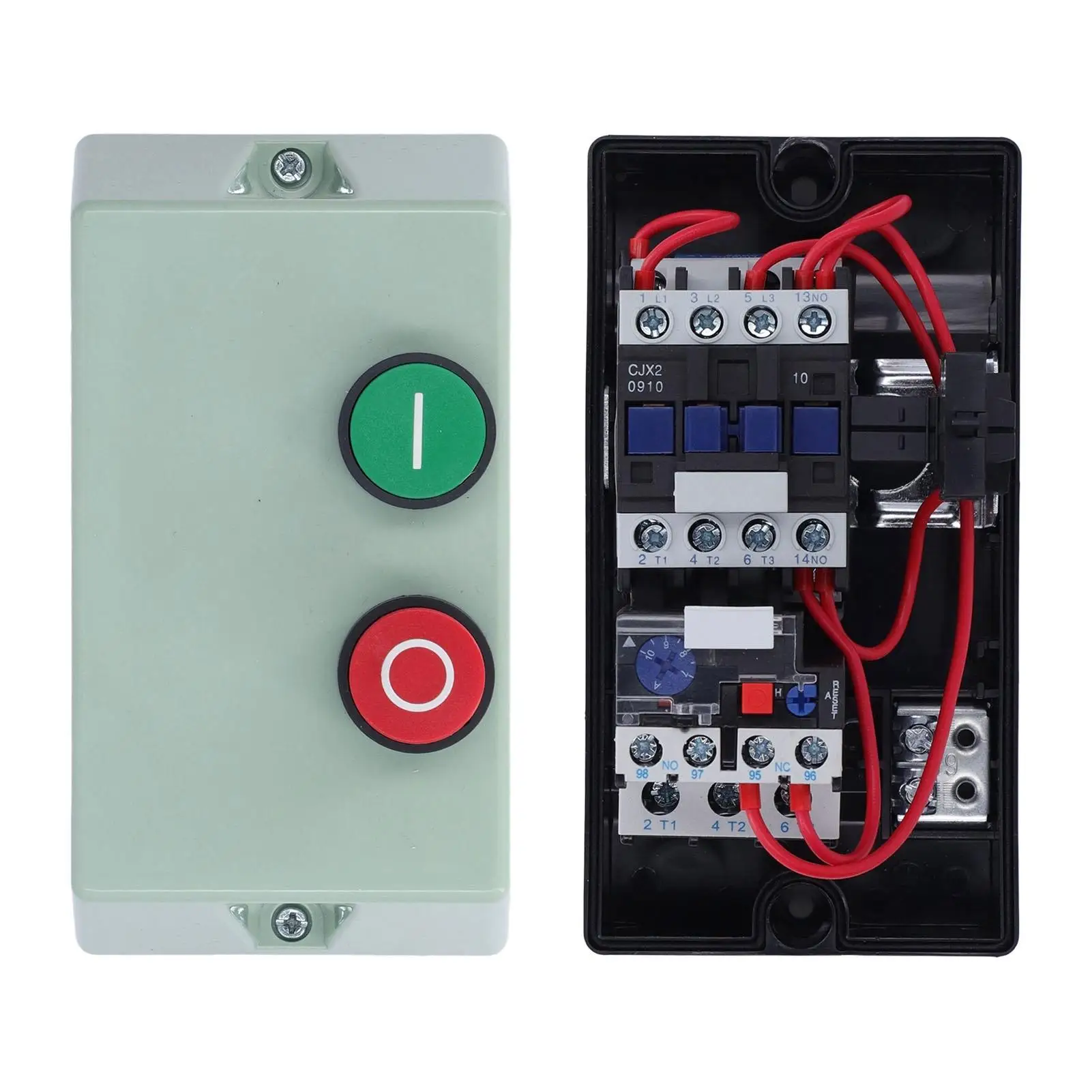 IP55 Waterproof Magnetic Electric Motor Starter Control Switch - 220/230V Single Phase & 380-400V 3 Phase