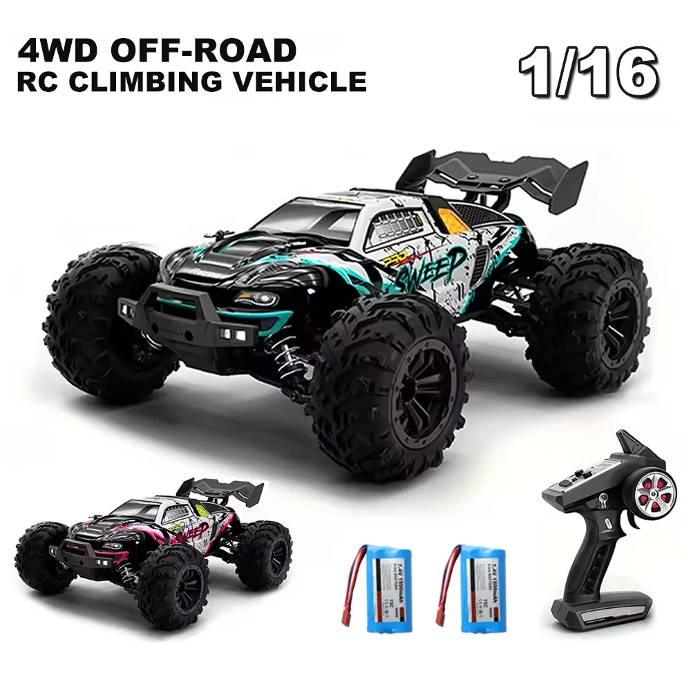 Voiture RC 16101PRO 16102PRO 1/16 4x4 à grande vitesse 70KM/H, véhicule télécommandé, moteur brushless, 2.4G, électrique, tout-terrain, d'escalade, de drift, crawler, jouets modèles