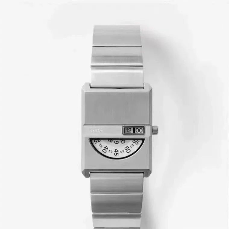 Bredan-Montre à quartz numérique pour homme et femme, carrée, simple, vintage, unisexe, personnalité, mode, nouveau