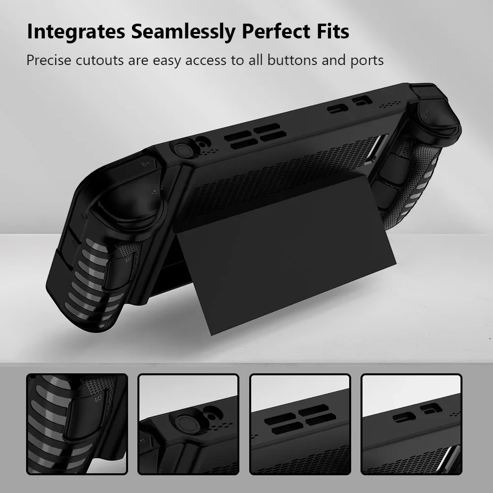 Ultra Thin TPU Soft Case For Lenovo Legion Go Case Handle Game Console Protective Cover with Kickstand For Legion Go Accessories
