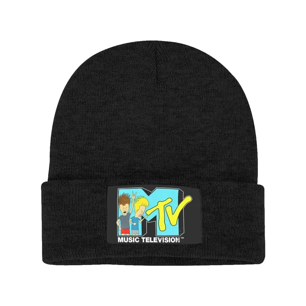 Mtv Beavis And Butthead Inside Of Logo Knitted Beanie Hat Beanies Cap Best All-Match High Quality