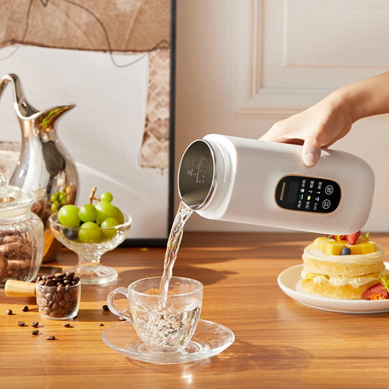 550ml Portable Travel Electric Heating Cup Adjustable Temperature Multifunctional Smart Kettle Te apot