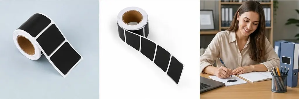1 Roll Waterproof Blank Name Tag Stickers Self-Adhesive Labels Peel Paste DIY File Classification and Home