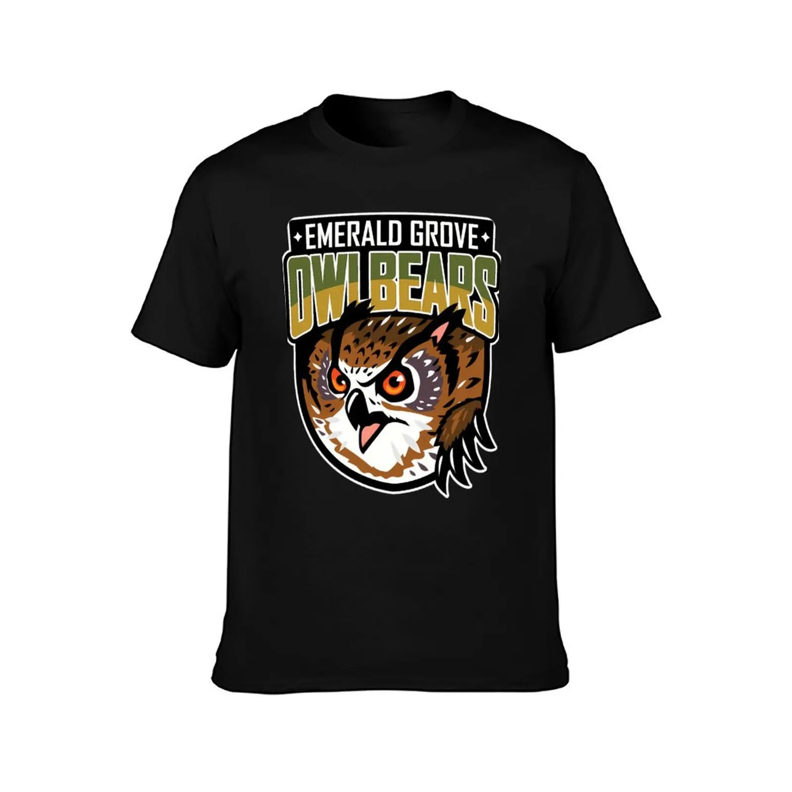 Emerald Grove Owlbears T-Shirt luxury designer luxury clothing labubu oversized t shirts for men