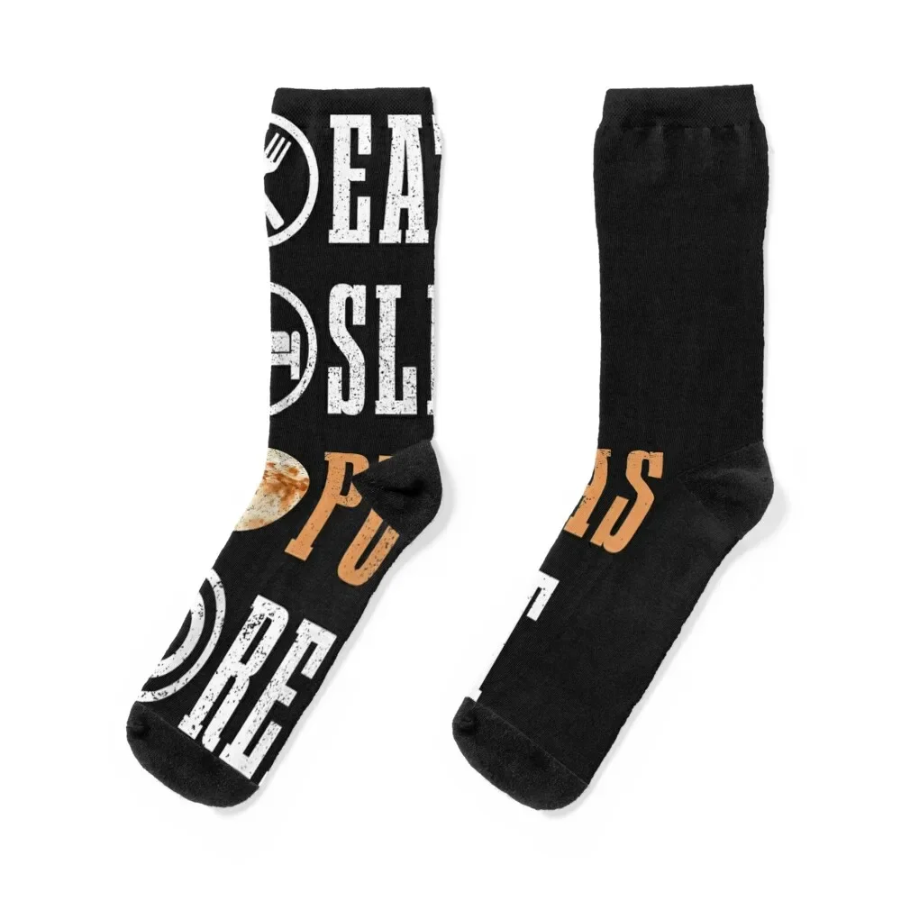 

Eat Sleep Pupusas Repeat El Salvador Salvadorian Pride Funny TShirt1 Socks luxe fashionable Men Socks Luxury Brand Women's