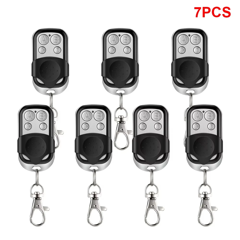 

Universal 4 Piece Fixed Code, 433MHz Garage Door Remote Control, Handheld Transmitter Compatible with Marantec