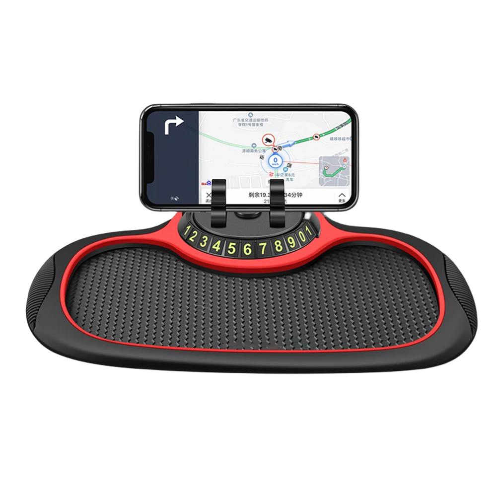 

Car Phone Holder Dashboard Car Pad Mat 360 Rotatable Auto Phone Holder Bracket Anti-Slip Mat for iPhone Samsung Other Smartphone